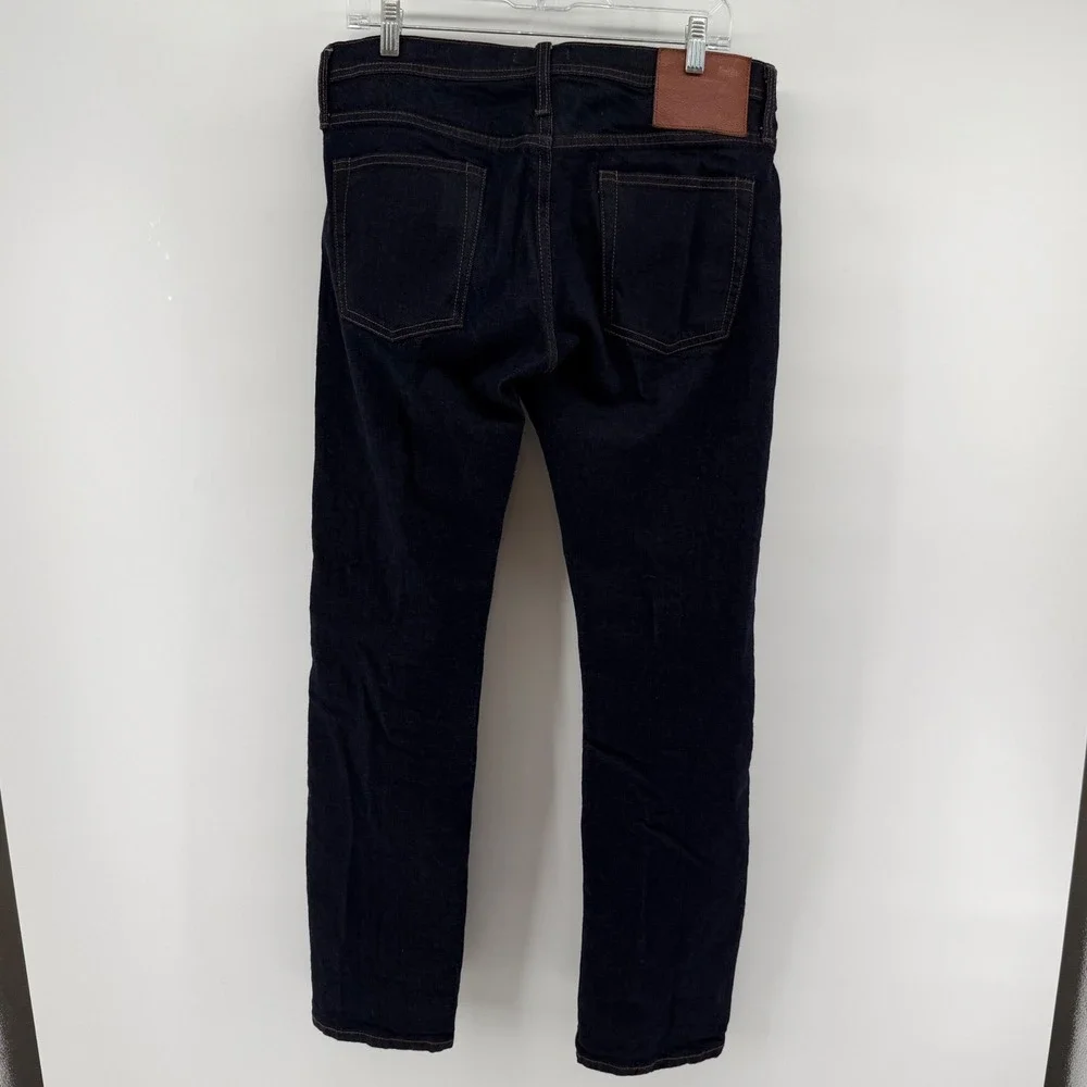 The Unbranded Brand UB222 Tapered 11oz Raw Indigo Selvedge Denim Jeans Mens 33